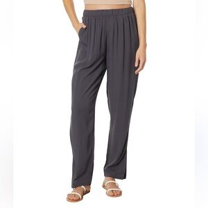 Splendid Kylie Straight Leg Pant in Grey - Size XL NWT